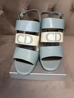 Christian Dior サンダル CDロゴ ブルーのサムネイル