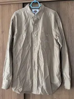 新品未使用　ディッキーズ　シャツ ベージュ　Lサイズ