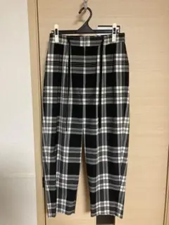 monkey time チェックワイドパンツ　２本セットのサムネイル