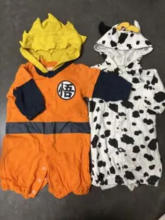 ◇ハロウィン 孫悟空＆牛さんのお洋服 60サイズ◇