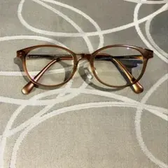 メガネ レディース JINS / ケース付き ブラウン