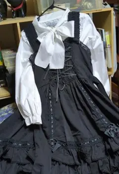 BODYLINE ゴスロリドレス フリル ジャンスカ 2L タグ付きのサムネイル