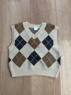 tete a tete   アーガイル柄ベスト