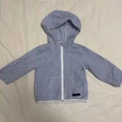 SIMPLE FREE ストライプフードアウター 90