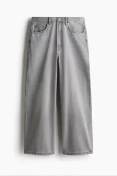 H&MスーパーバギーデニムW32 L30 グレー　ケンタウロス健太着用