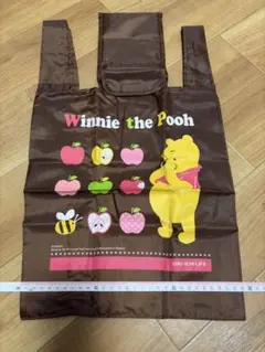 【新品未使用】ディズニー　プーさん　エコバッグ&ポケットティッシュのサムネイル