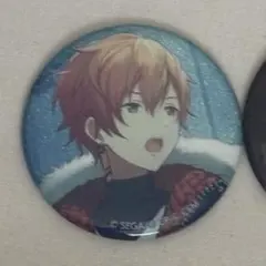 プロセカ　東雲彰人　グリッター缶バッジ　下敷き