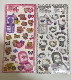 【正規品】　平成はっぴーフォンステッカー　シール　キティ　サンリオキャラクターズ