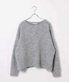 BAYFLOW[さりげないキラキラ素材]ブークレスパンコールプルオーバー