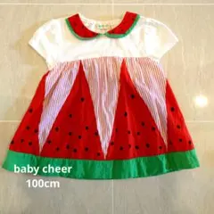 baby cheer スイカ柄チュニック 100cm