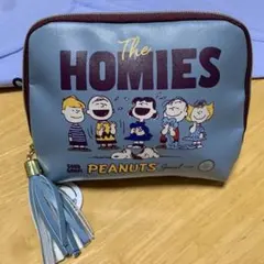 スヌーピー　ポーチ　PEANUTS 75周年記念