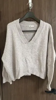 JAVA＊ディープVネックニット ミックスカラー