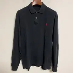 Polo Ralph Lauren ラルフローレン ブラック 長袖ポロシャツ M