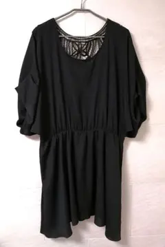 ✅MURUA✨ブラック*半袖ワンピース✨のサムネイル