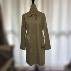 白っぽいベージュ トレンチコート ショールカラー(ベルト付)お値下げ