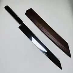本焼 V金10号 和 牛刀 240mm 包丁 鏡面マグネット鞘付 黒檀八角柄