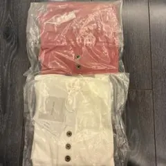 【お値下げ！】3色セット！ボタン付きVネックTシャツ