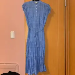 古着屋　チェック柄ノースリーブワンピース