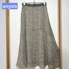花柄 フレアスカート ロング丈のサムネイル
