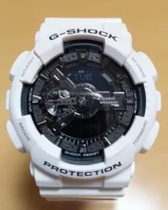 人気モデル☆完動☆極美品】 GA-100Bホワイト デジアナ - メルカリ