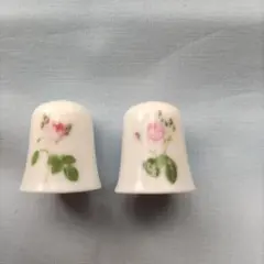 ルドゥーテコレクション　シンブル2個セット(ベル型指ぬき)