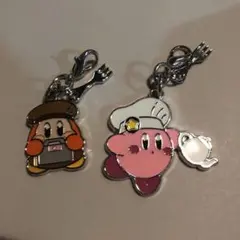 星のカービィ　メタルチャーム もぐもくファスナーチャーム カービィ ワドルディ