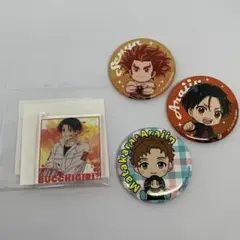 ぶっちぎり⁈ アクリルキーホルダー 缶バッジ 4点セット