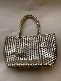 カゴバッグ（ゴールド）