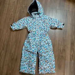 yuk 花柄 子ども用スキーウェア 80
