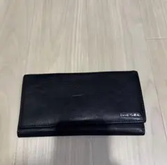 DIESEL ブラックオレンジ 長財布