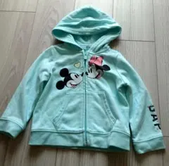 baby gap ディズニー パーカー ミッキー ミニー 90cm ミント