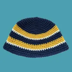 クラッシャーハット クロシェハット バケットハット ハンドメイド帽子