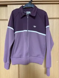 更に値下80's ビンテージアディダスフルジップ 襟付ジャージトラックジャケット