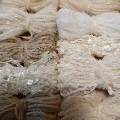 引き揃え糸、変わり糸、ファンシーヤーン白系10種類