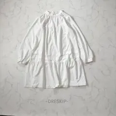 DRESKIP/ブラウス/M/ホワイト/綺麗め/ティアード/ゆったり/チュニックのサムネイル