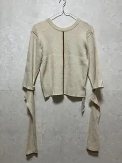 LOWRYS FARM リブニット 新品 未使用 七分袖 フリーサイズ