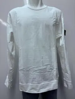 STONEISLAND ホワイト 長袖カットソー 　Lサイズ