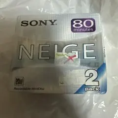 新品未開封✨️ SONY NEIGE MiniDisc 80分 2パック