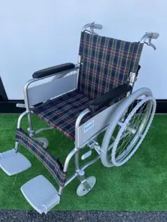 Tacaof 介助用車椅子 折りたたみ式 チェック柄 - メルカリ