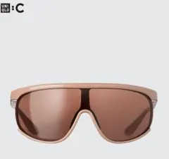 【新品】UNIQLO : C サングラス シールド 34 BROWN ユニクロCのサムネイル