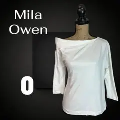 美品✨【Mila Owen】アシンメトリーカットソー　オープンショルダー　M