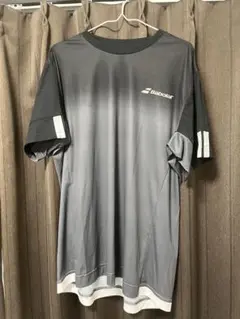 Babolat グレー/ブラック 半袖シャツ