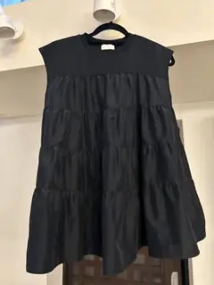 美品⭐︎ ボルジー　コットンジャージーコンビ ティアードプルオーバー　S