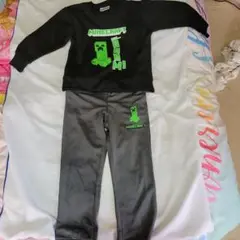 Minecraft クリーパー スウェットセット 120cm
