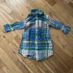 breeze キッズシャツワンピース　120