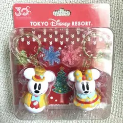 新品❤️TOKYO DISNEY RESORTミッキーミニーキーホルダー2個セット