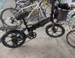 VIGOUR 折りたたみ式電動アシスト自転車 グレー - メルカリ