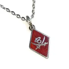 RJB✴️フラットヘッド シルバー ネックレストップ 925