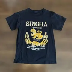 SINGHA LAGER BEER Tシャツ タイ製　ネイビー　Sのサムネイル