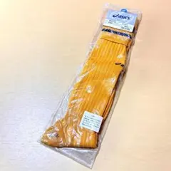 新品★アシックス　ソックス★ゴールドブラック★25～27cm（26cm）